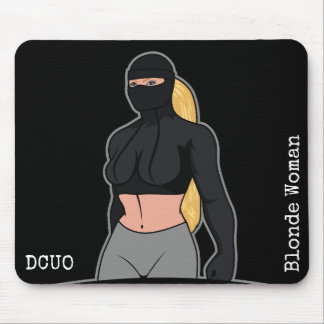 DCUO Blonde Woman Mousepad