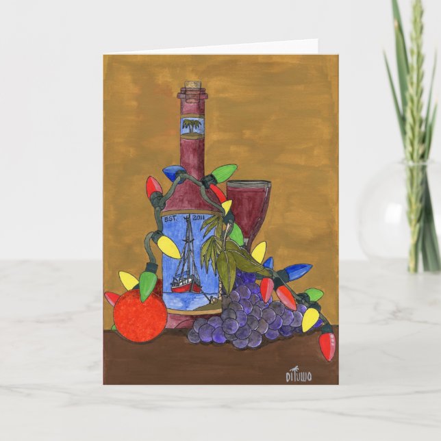 DD095 FRUIT COCKTAIL HOLIDAY CARD (Front)