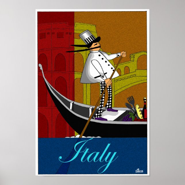 DD099 CHEF IN ITALY POSTER (Front)