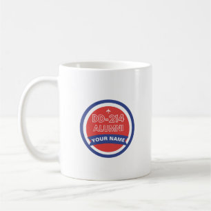 DD-214 Alumni Personalized Airforce Retirement Coffee Mug