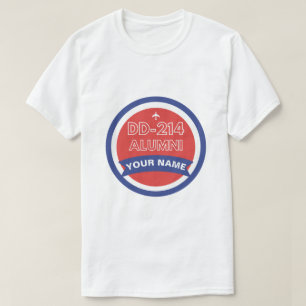 DD-214 Alumni Personalized Airforce Retirement  T-Shirt