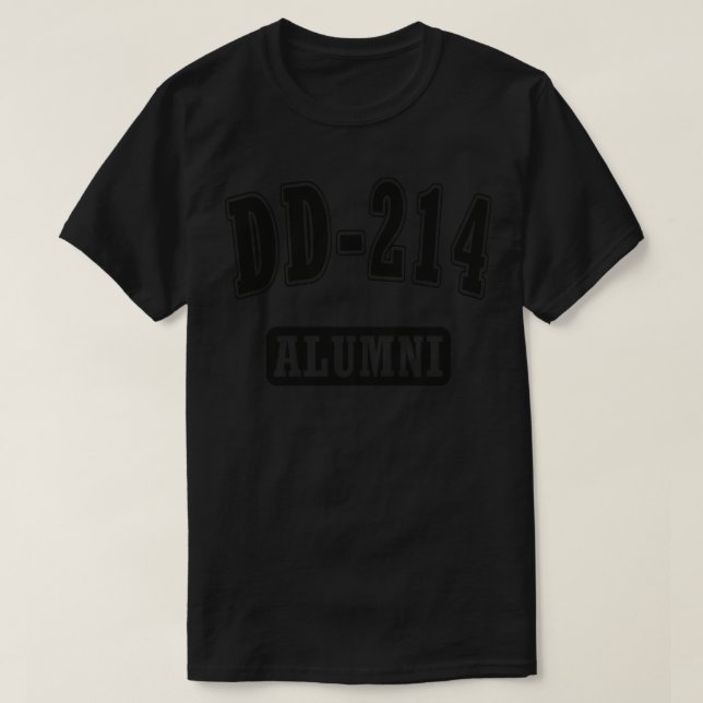 DD 214 Alumni T-Shirt (Design Front)