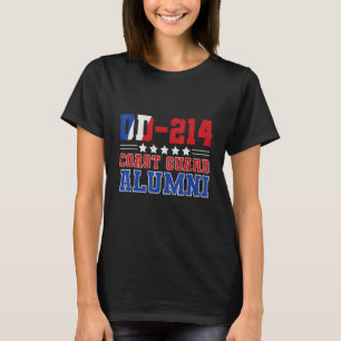 Dd 214 Alumni Veteran Coast Guard Patriotic T-Shirt