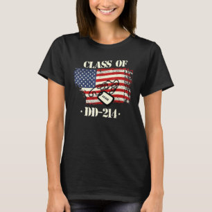 Dd 214 Class Of Dd214 Tee Soldier Veteran
