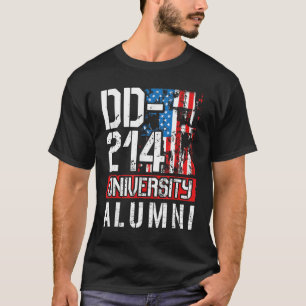 DD-214 University Alumni - US Military Veteran Ret T-Shirt