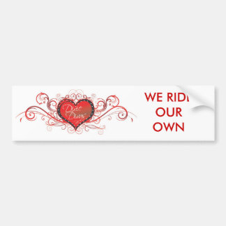 DD-ColorLogo, WE RIDEOUR OWN Bumper Sticker