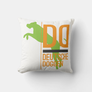 DD Doggen Throw Pillow