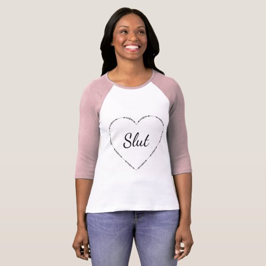 DD/lg "Slut" 3/4 Tee