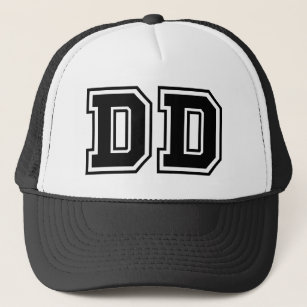 'DD' Monogram Trucker Hat