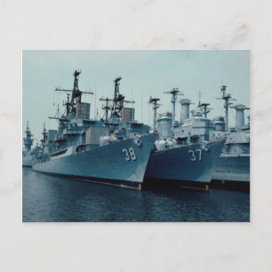 DDG 37 Farragut, DDG 38 Luce, Philadelphia Reserve Postcard