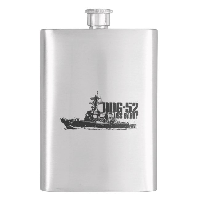 DDG-52 Barry Classic Flask (Front)