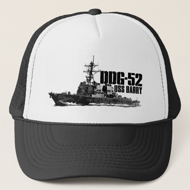 DDG-52 Barry Trucker Hat (Front)