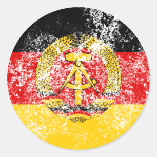 DDR CLASSIC ROUND STICKER