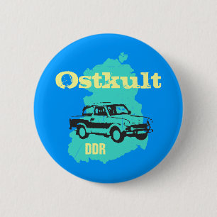DDR Design Trabbi 2 Inch Round Button