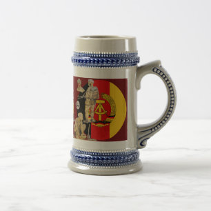 DDR east german border patrol Beer Stein