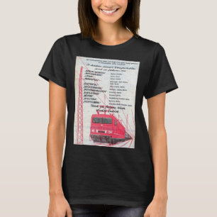 DDR German Reichsbahn Ossi Nostalgia Vintage Train T-Shirt