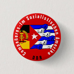 DDR-KUBA 1 INCH ROUND BUTTON