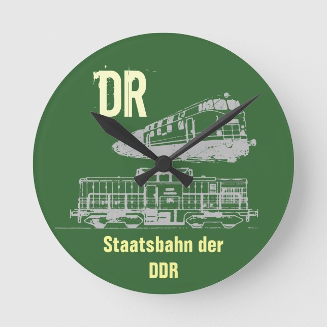 DDR. Reichbahndesign Round Clock (Front)