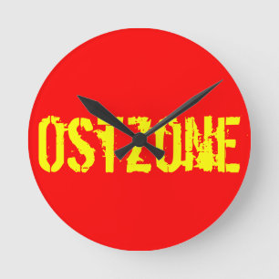DDR Uhr Round Clock