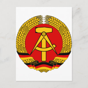 DDR Wappen Postcard