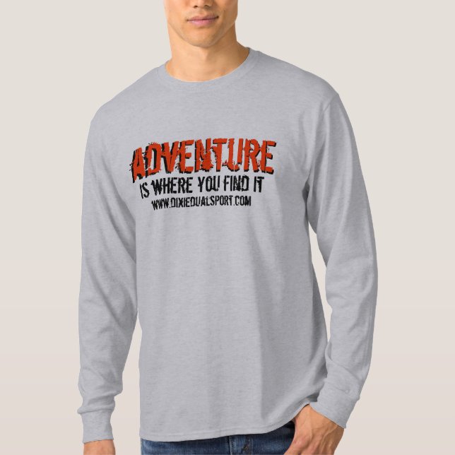 DDS Adventure 1: Long Sleeve Light Colour T-Shirt (Front)