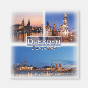 DE0108 Europe, Germany, Saxony, Dresden, Fridge  Magnet