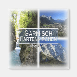 DE0110 Europe, Garmisch-Partenkirchen, Fridge Magnet