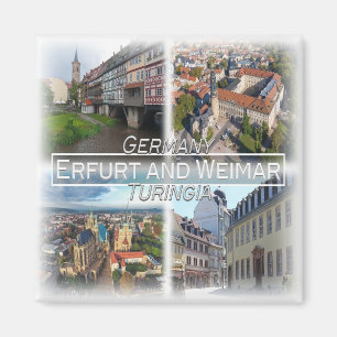 DE0122 Europe, Germany, Erfurt and Weimar, Fridge Magnet
