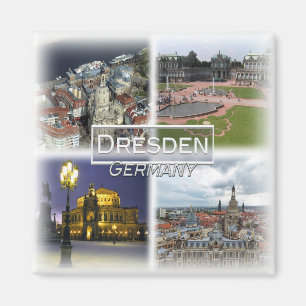 DE0126 Europe, Germany, Saxony, Dresden, Fridge  Magnet