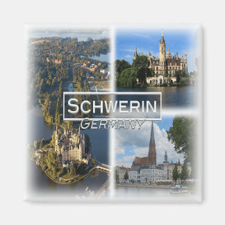 DE0132 Europe, Germany, Schwerin, Fridge Magnet