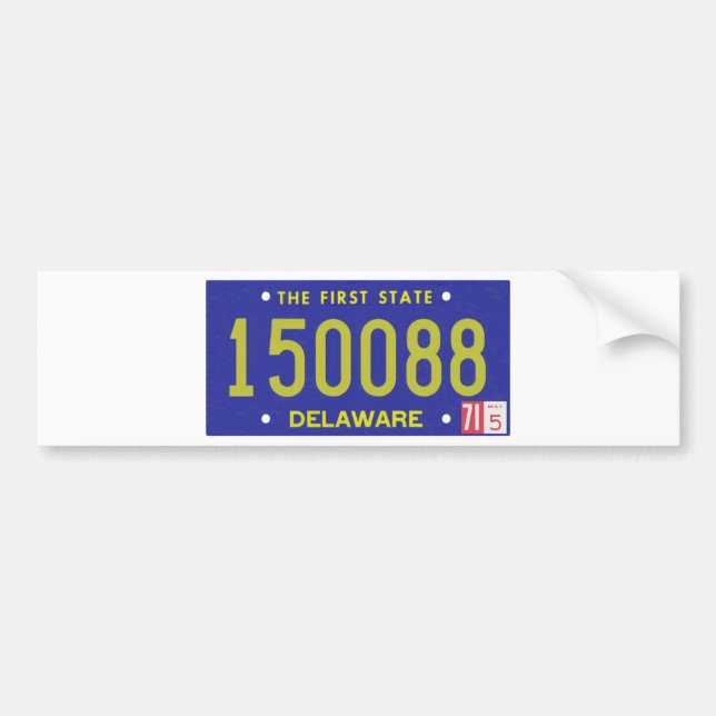 DE71 BUMPER STICKER (Front)