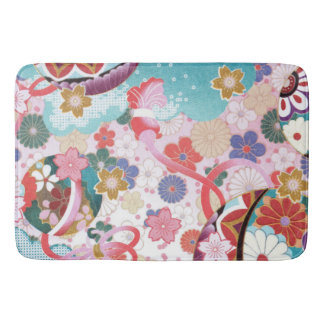 De Bain Japonais Floral Grand Tapis Doux Conception