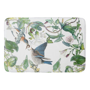 De Bain L'oiseau d'oiseau bleu d'Audubon fleurit le tapis