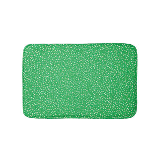 De Bain Tapis vert moucheté