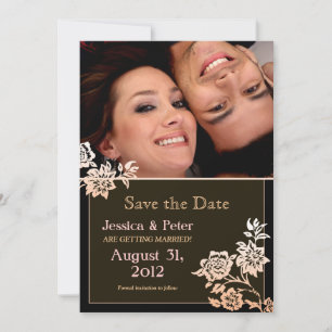 de belles invitations photo élégantes pour annonce