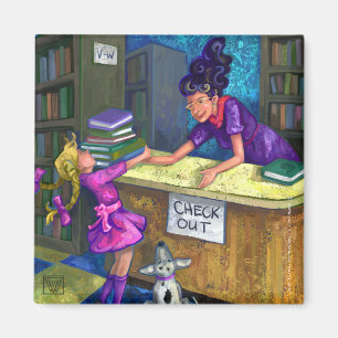 De bibliothèque de contrôle aimant