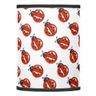 Lampe blanche et rouge Ladybug