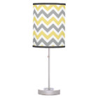 Lampe Chevron jaune et gris