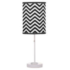 Lampe Chevron noir et blanc