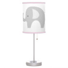 Lampe d'éléphant rose