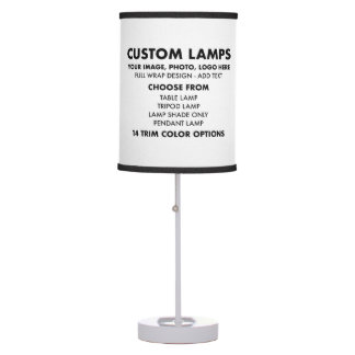 De Bureau Lampe personnalisée LINEN Shade TABLE