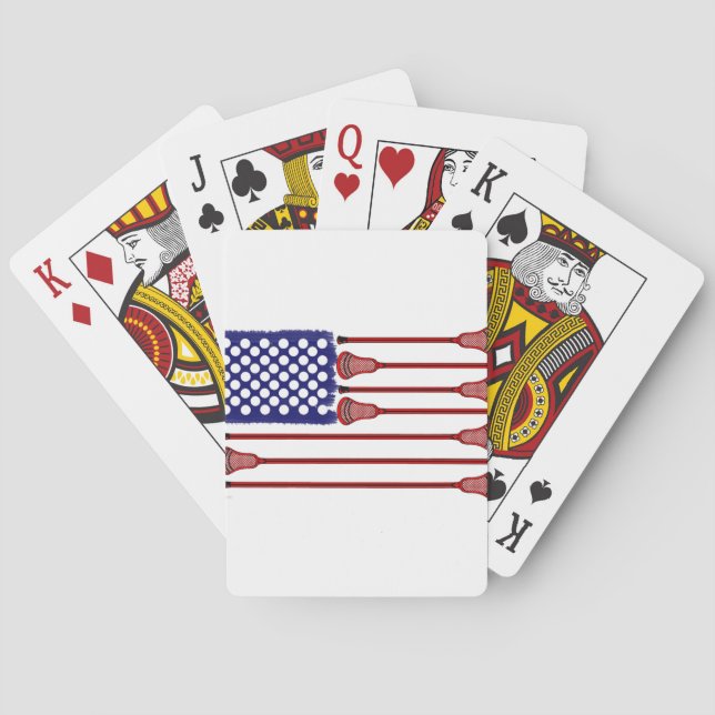 De Cartes Lacrosse Amérique Jeu (dos)