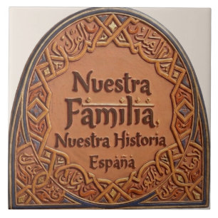 De Cerámica Artesanal: "Nuestra Familia, Nuestra H Tile