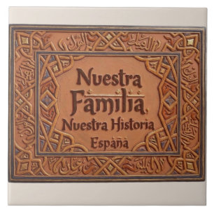 De Cerámica Artesanal: "Nuestra Familia, Nuestra H Tile