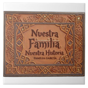 De Cerámica Artesanal: "Nuestra Familia, Nuestra H Tile