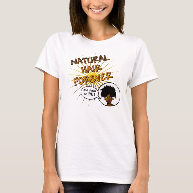 De cheveux T-shirt naturel pour toujours (Devant)