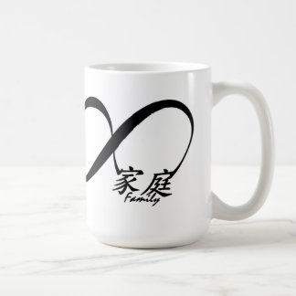 De Chinois tasse de café de famille pour toujours