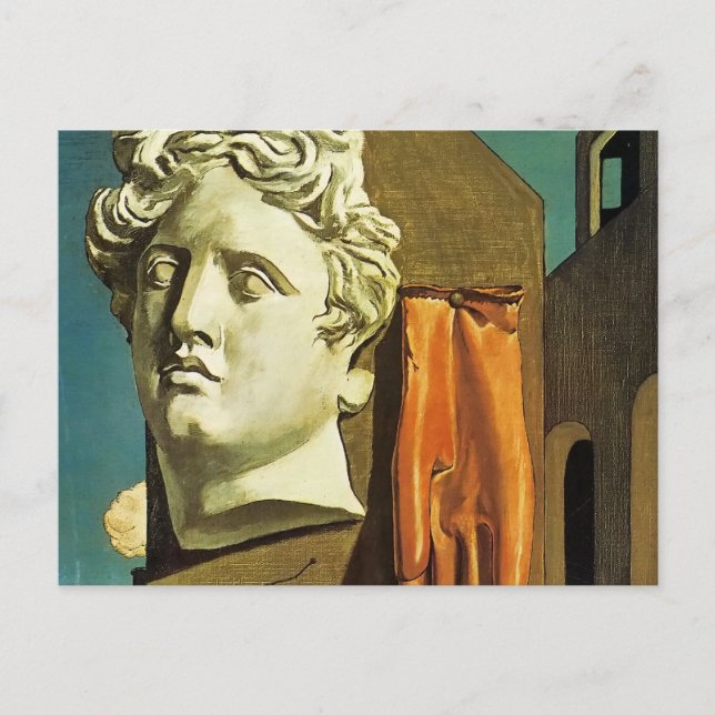 De Chirico Love Song Postcard (Front)