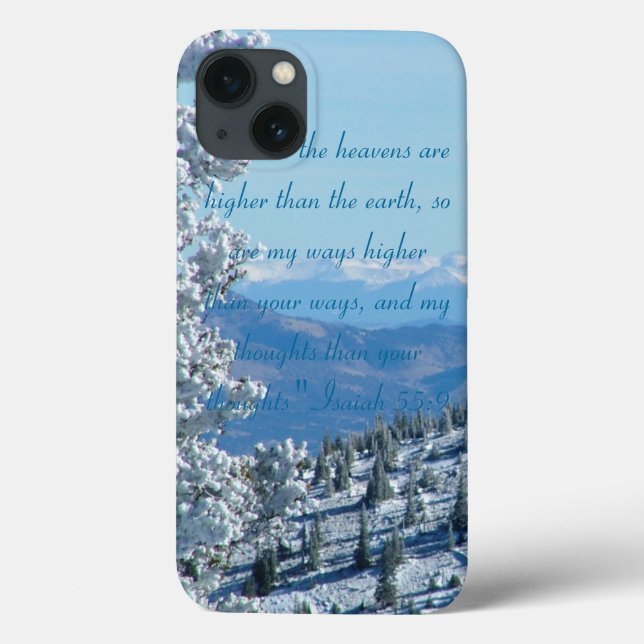 De "cieux coque iphone de montagne plus haut" - (Verso)