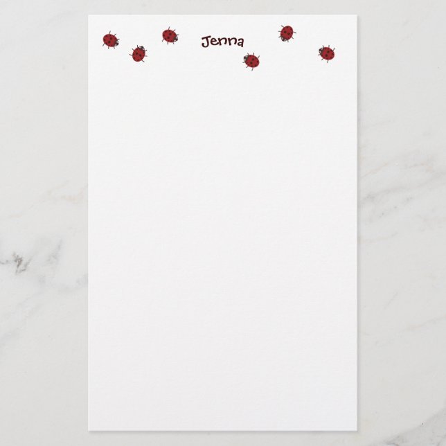 De coccinelles papeterie en abondance pour des (Devant)